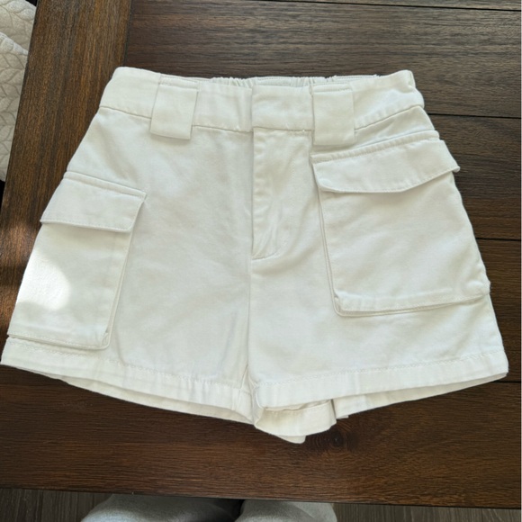 TNA Pants - Aritzia TNA white cargo shorts